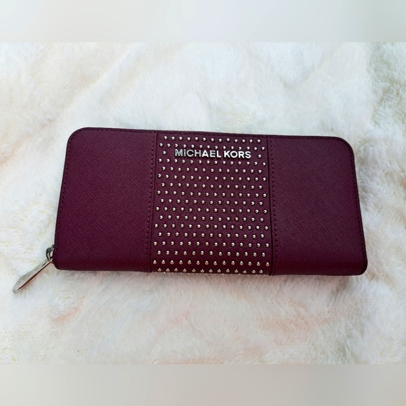 Michael Kors Handbags - Maroon Michael Kors wallet.
